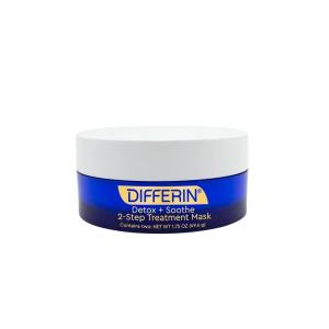 imageDifferin Clay Face Mask Detox and Soothe 2 Step Treatment Clay Mask by the makers of Differin Gel Gentle Skin Care for Acne Prone Sensitive Skin 175 oz