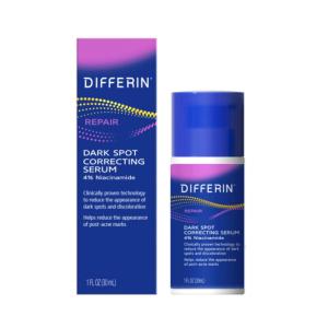 imageDifferin Dark Spot Correcting Face Serum Dark Spot Correcting Serum by the makers of Differin Gel Gentle Skin Care for Acne Prone Sensitive Skin 1 oz Packaging May VaryDark Spot Serum