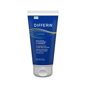imageDifferin Facial Cleanser Daily Oil Free Hydrating Face Wash by the makers of Differin Gel Gentle Skin Care for Acne Prone Skin PHAs 6 Oz